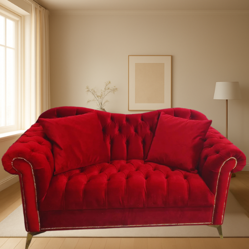 Elegance Sofa 3+2 Red