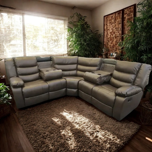 Leather Corner sofa (230cmx230cm)