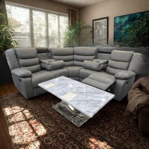 Leather Corner sofa (230cmx230cm)