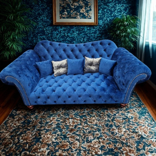 Elegance Sofa 3+2 BLUE