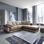 Amazing Sofas NEW LARGE DINO CORNER SOFA JUMBO CORD
