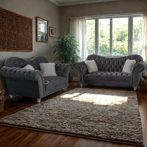 Elegance Sofa 3+2 Black