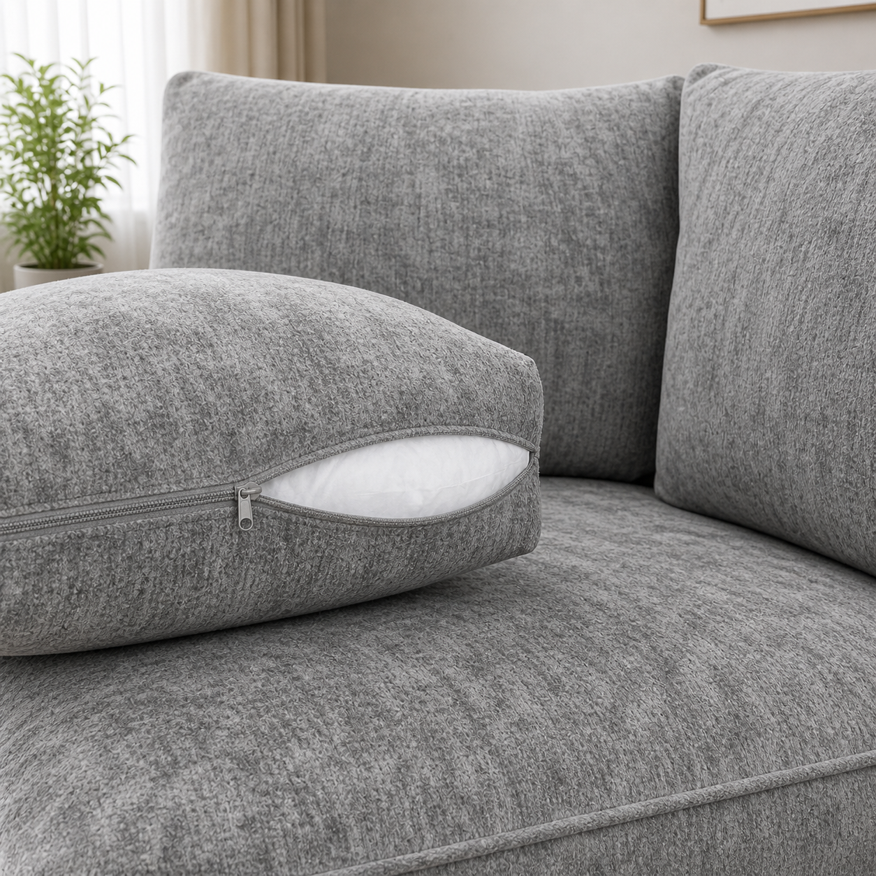 Bishop U Shape Corner Sofa Scatter Back
