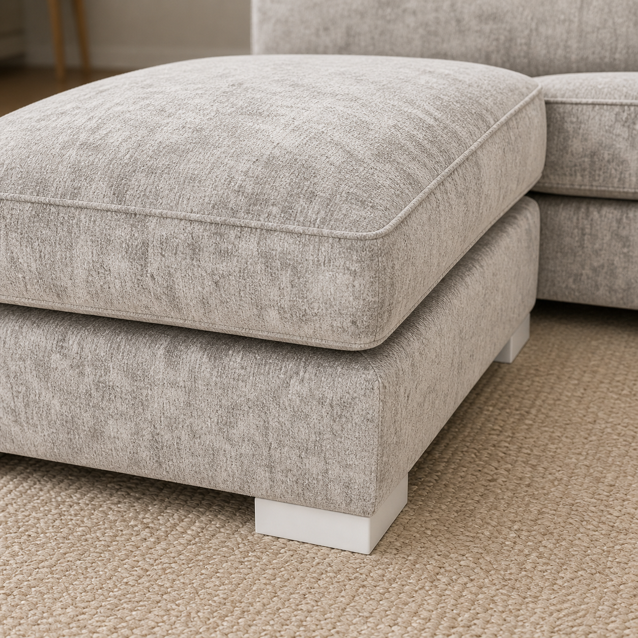 Bishop U Shape Sofa High Back Truffle