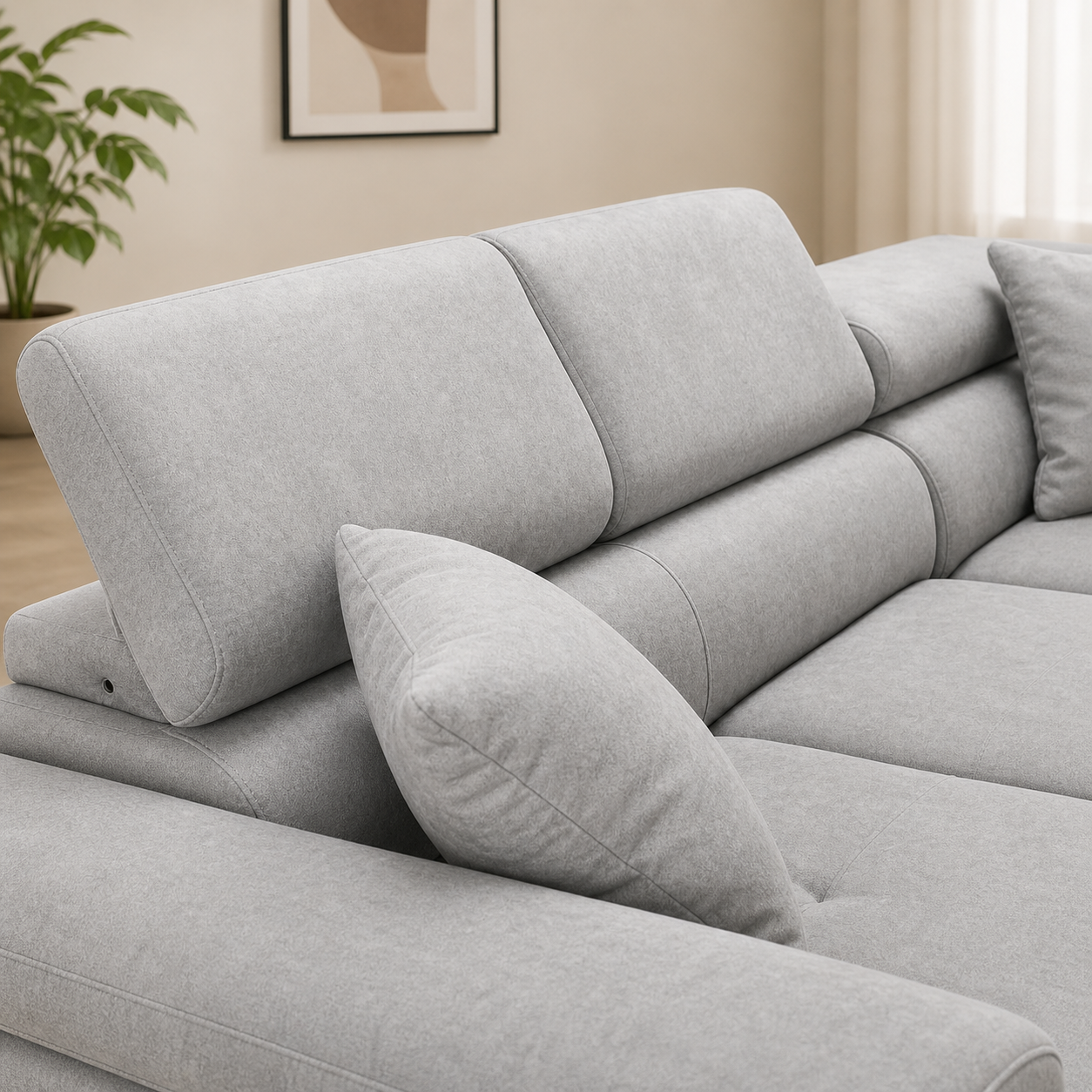 Anton Sofa bed Corner Sofa Bed With Storage Box Grey