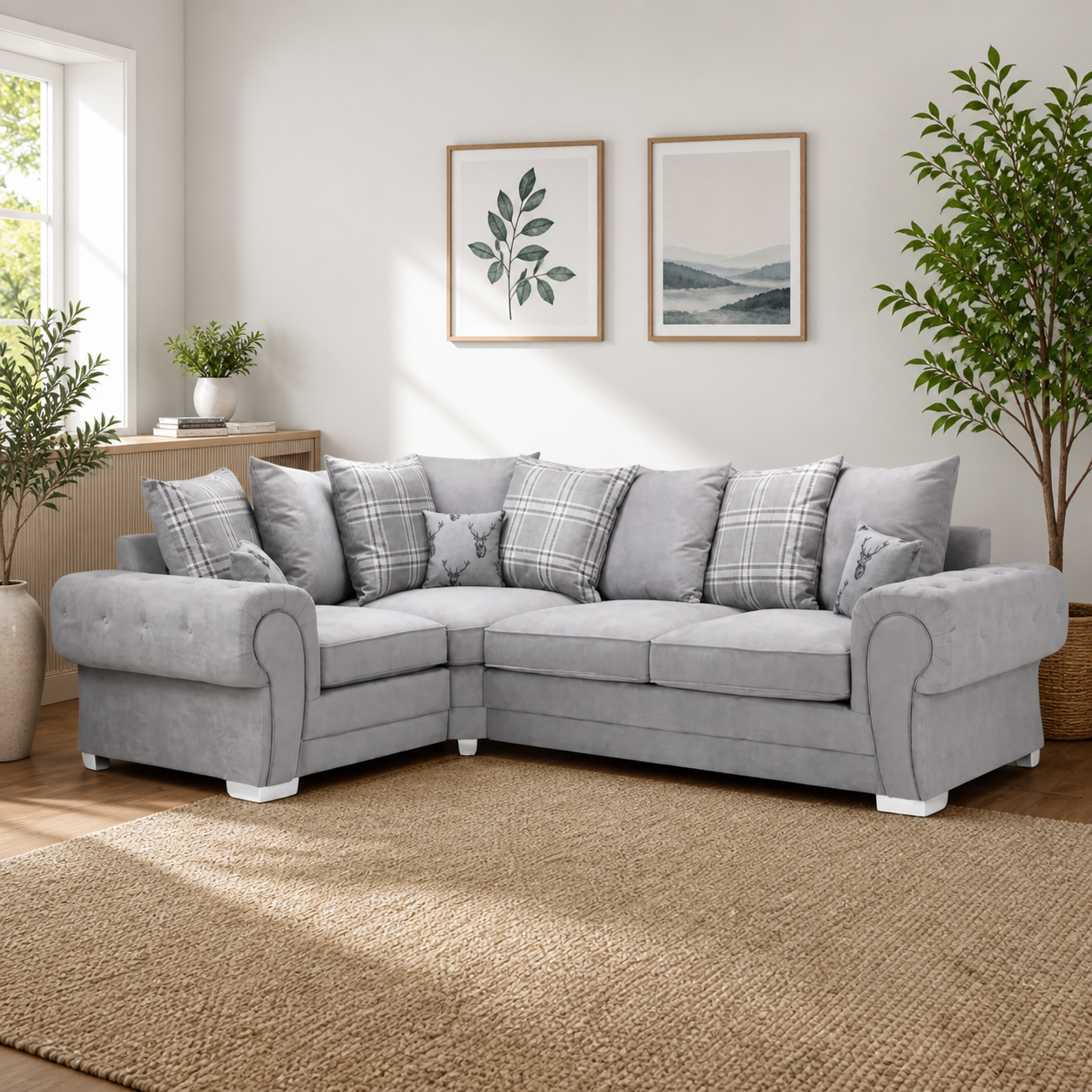 Verona 4 Seater Corner Sofa Bed LEFT/RIGHT Hand Side