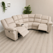 Hannah Electric Corner Sofa Micro Fibre Fabric (270cm x 230cm)